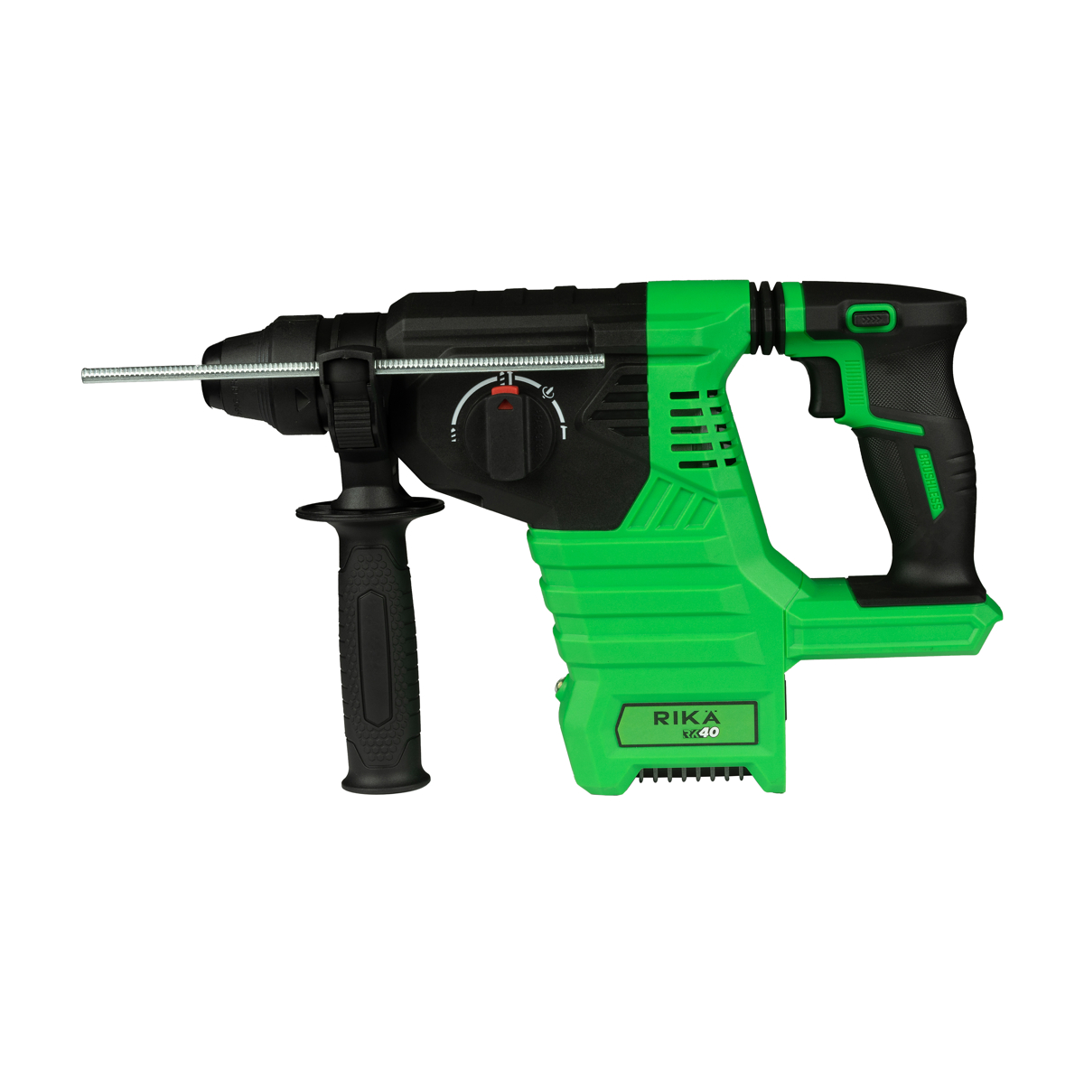 Rikä RK40 40V Cordless SDS-Plus Rotary Hammer Drill | 2.4 J Impact Energy | Brushless Motor | Body Only